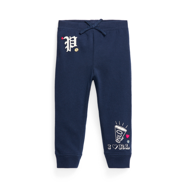 Jogger de punto de rizo franc&eacute;s