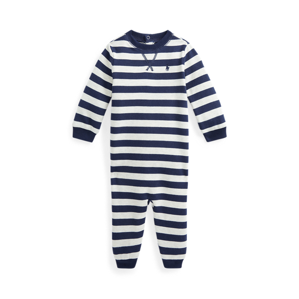 Pelele de felpa con rayas Baby Boy en 1
