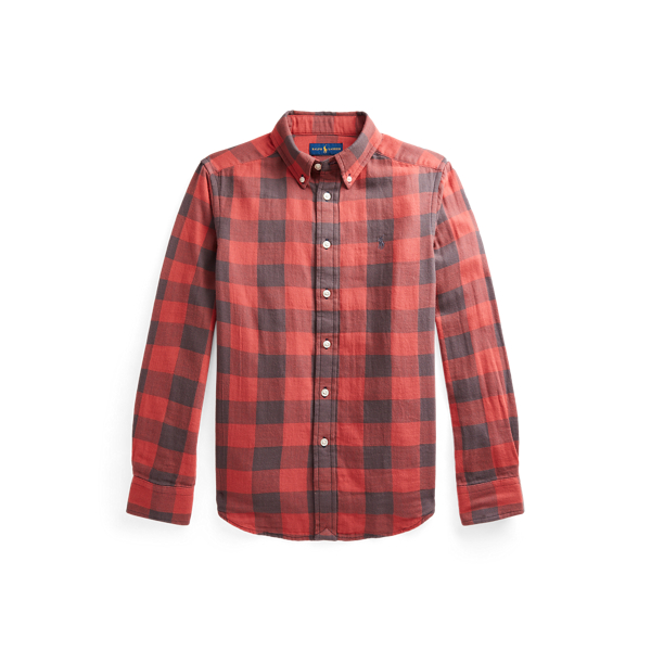 Buffalo Check Cotton Shirt Boys 6-14 Years 1
