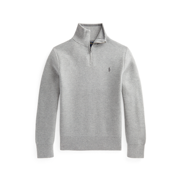 Cotton Quarter-Zip Jumper BOYS 6-14 YEARS 1