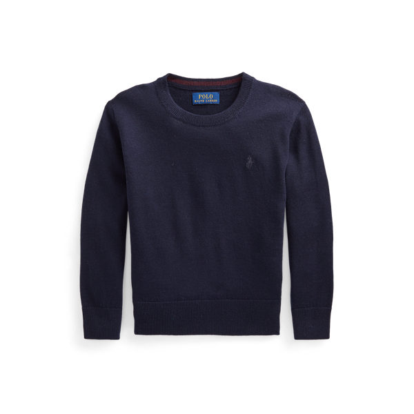 Wollen trui met ronde hals Boys 1.5-6 Years in 1