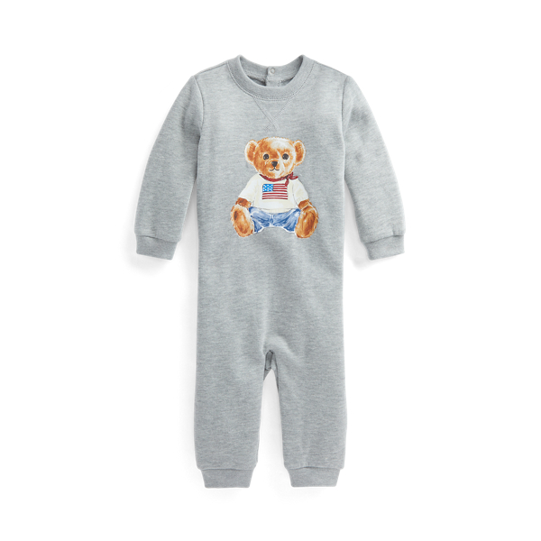 Polo Bear Fleece Coverall Baby 1