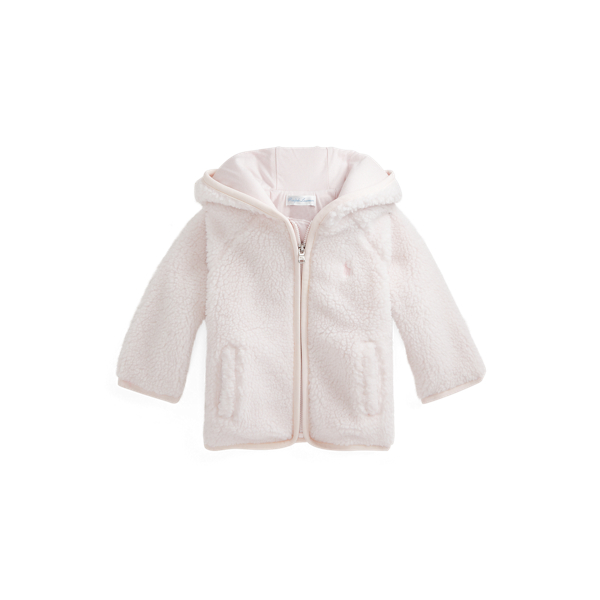 Bear-Ear Faux-Shearling Jacket Baby Girl 1