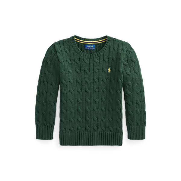Cable-Knit Cotton Sweater Boys 1.5-6 Years 1