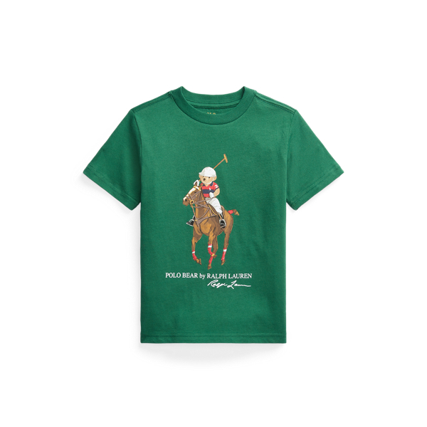 Polo Bear Cotton Jersey T-Shirt