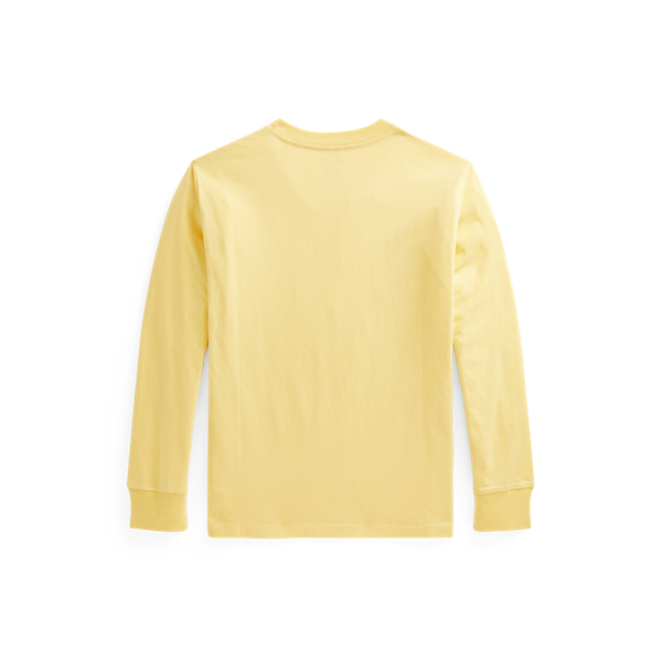 Campus Yellow Cotton Jersey Long-Sleeve Tee Boys 8-20 for back to school 2
