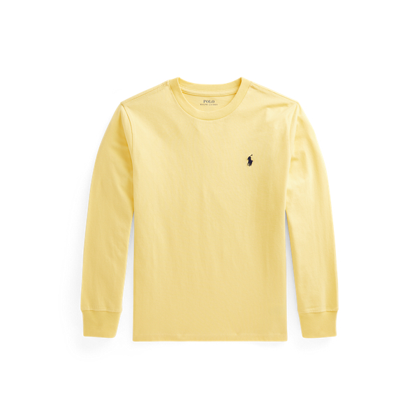 トップス Ralph Lauren Cotton Long Sleeve Shirt L Long-Sleeve Jersey Crewneck T-Shirt for Women | Ralph Lauren® PA