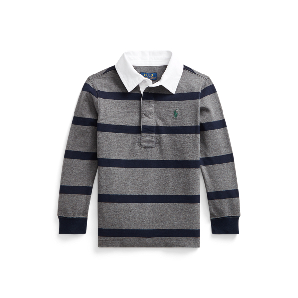 Striped Cotton Jersey Rugby Shirt