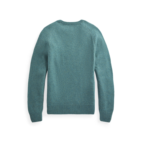 Shetland Blue Heather Wool-Cashmere Sweater Boys 8-20 3
