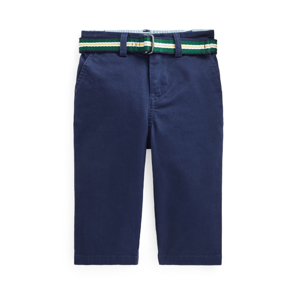 Bedford Belted Stretch Twill Trouser