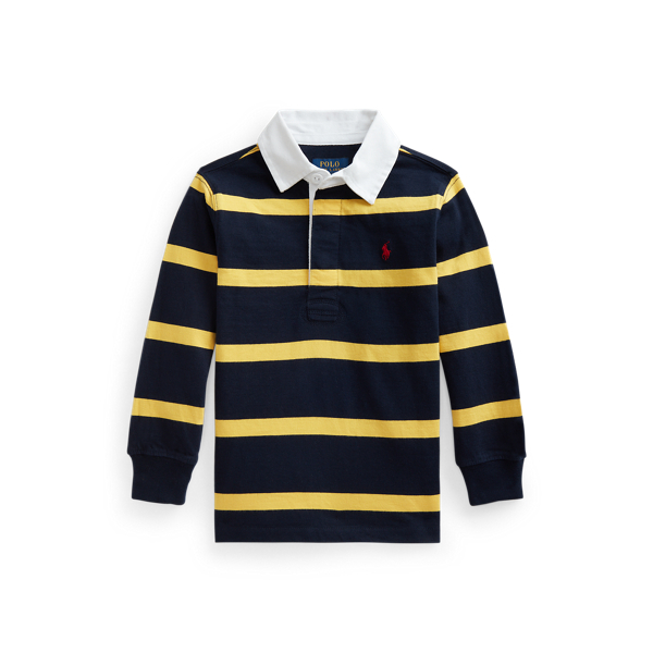 Striped Cotton Jersey Rugby Shirt Boys 1.5-6 Years 1