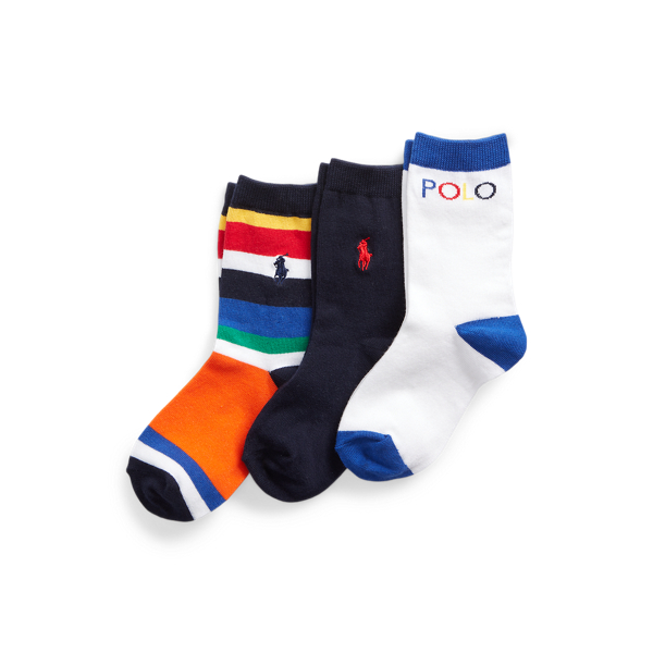 Logo Crew Sock 3-Pack