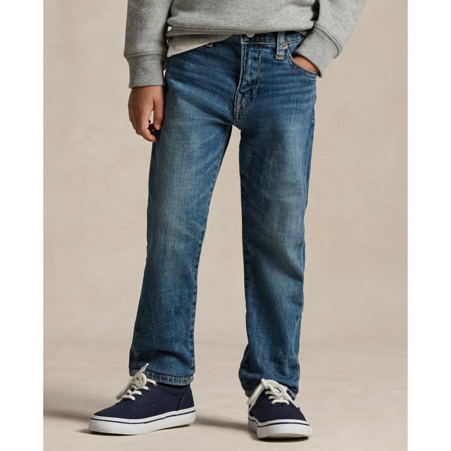 Детские джинсы Ralph Lauren Sullivan Slim Stretch, цвет: Варёный — фото 2