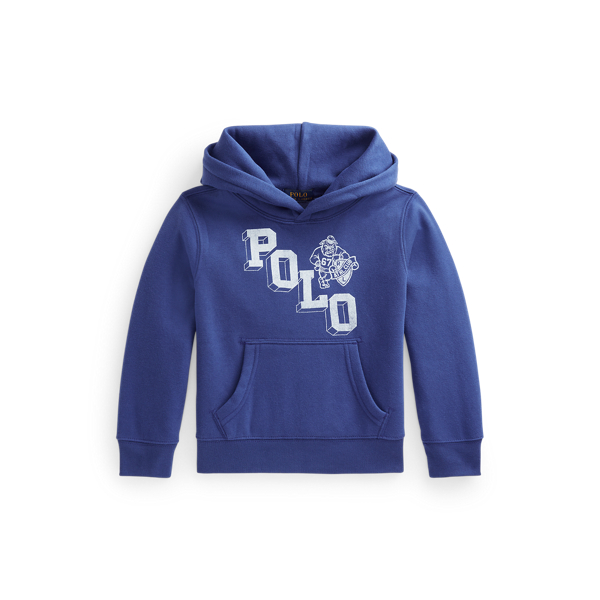 Fleece hoodie met logo Boys 1.5-6 Years in 1