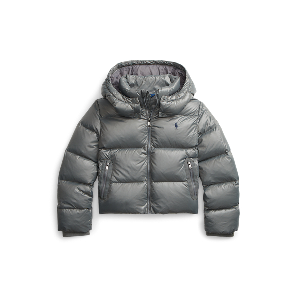 Ralph lauren grey down jacket on sale