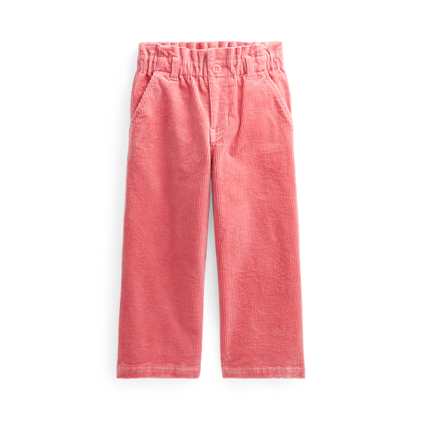 Wide-Leg Stretch Corduroy Trouser