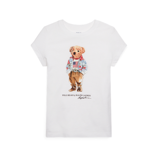 Polo Bear Cotton Jersey Tee