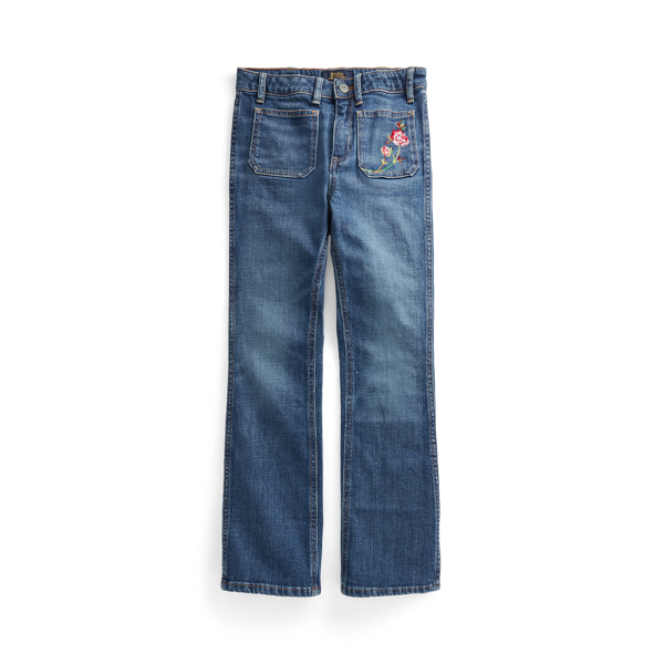 Jenn Flare Denim Trouser Girls 7-14 Years 1
