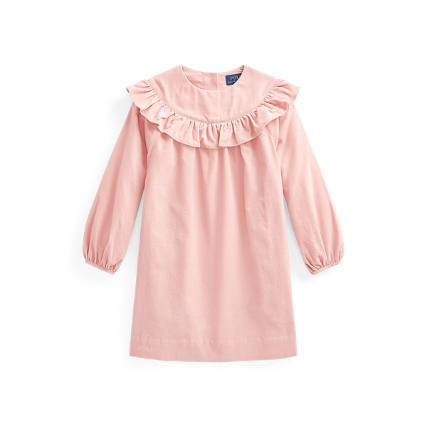 Ruffled Cotton Corduroy Dress Girls 1.5-6.5 Years 1