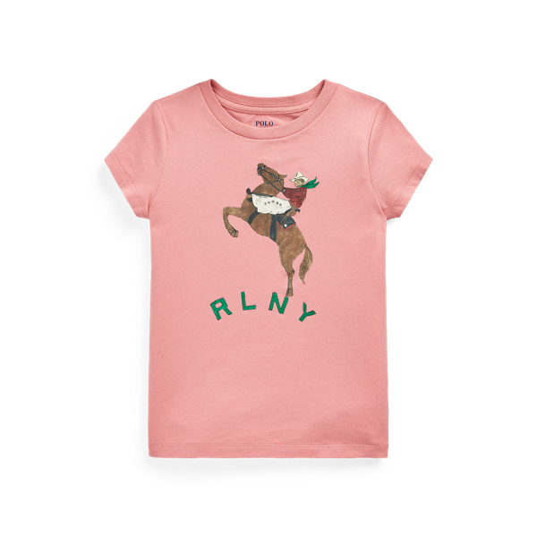Cotton Jersey Graphic Tee Girls 1.5-6.5 Years 1