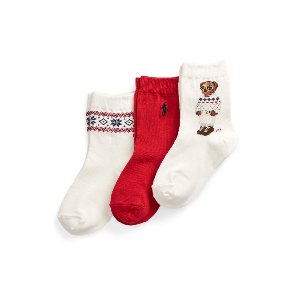 Paquete de 3 pares de calcetines Girls 1.5-6.5 Years en 1