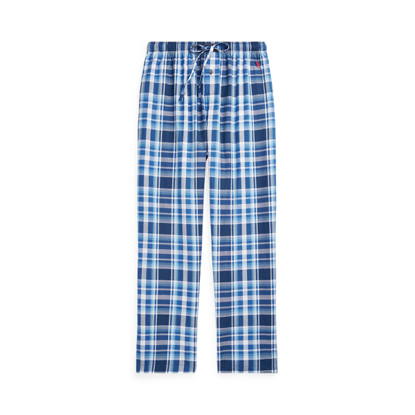 Blue and white pajama pants sale