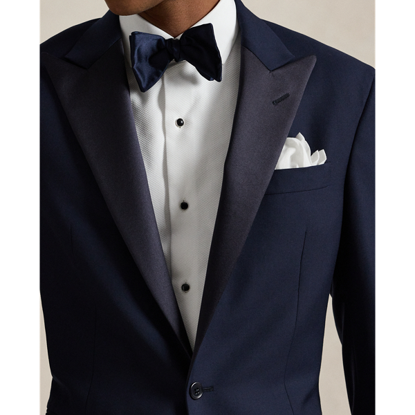Polo Tailored Wool Barathea Peak Tuxedo