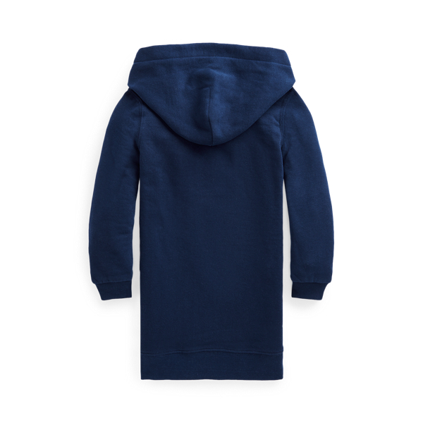 Robe &agrave; capuche Big Pony en molleton Girls 1.5-6.5 Years en Newport Navy 2