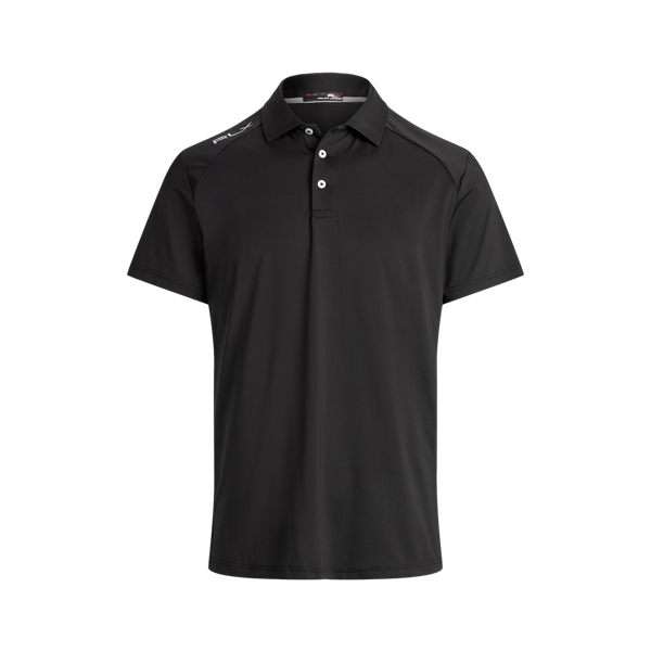 Black Custom Slim Fit Performance Polo Shirt RLX 2