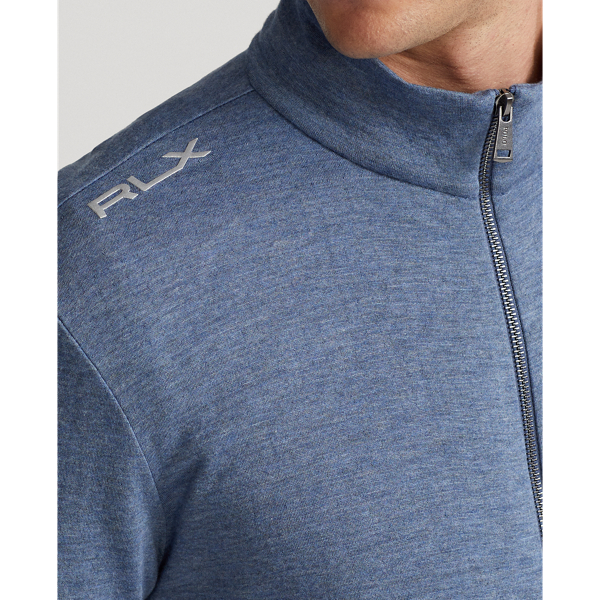 River Blue Heather Knit Mockneck Jacket RLX 6