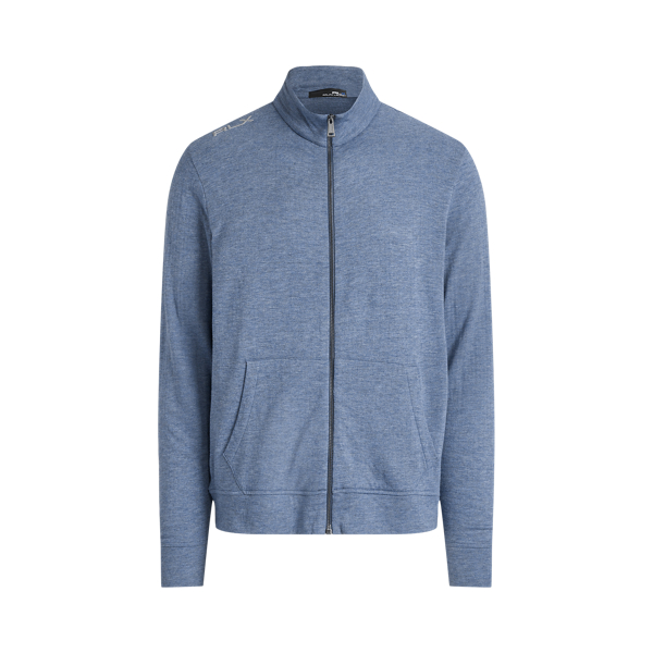 River Blue Heather Knit Mockneck Jacket RLX 2