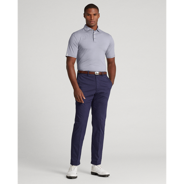 Refined Navy/White Classic Fit Performance Polo Shirt RLX 4
