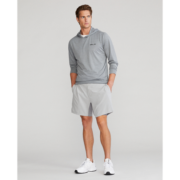 Steel Heather Performance Mesh Hoodie RLX 4