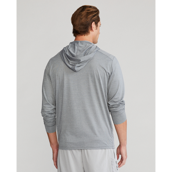 Steel Heather Performance Mesh Hoodie RLX 5