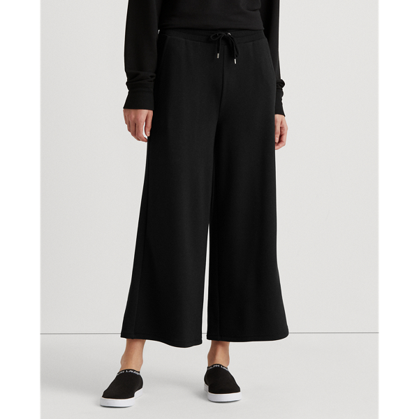 Cropped Wide-Leg Sweatpant