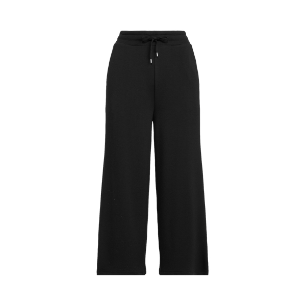 Polo Black Cropped Wide-Leg Sweatpant Lauren 2