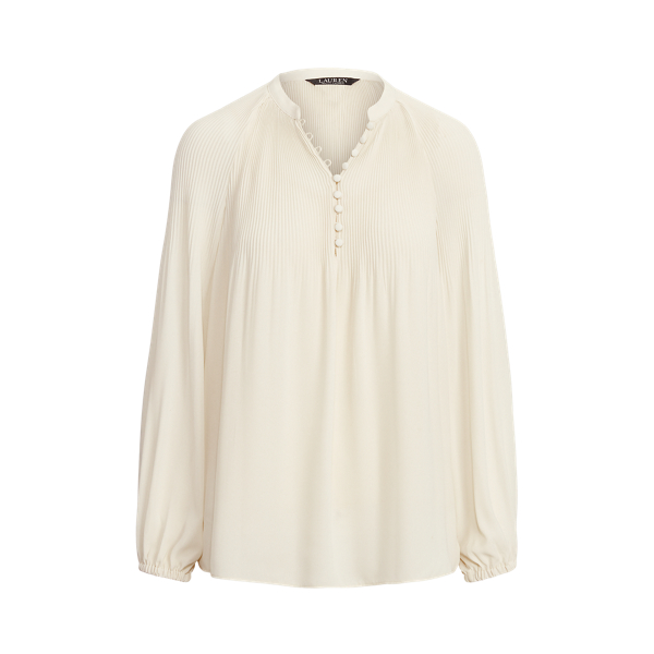 Pleated Georgette Blouse Lauren 1