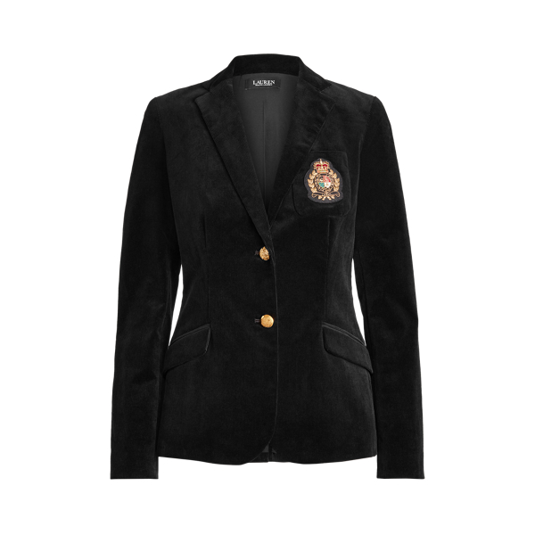 Bullion-Crest Corduroy Blazer Lauren 1