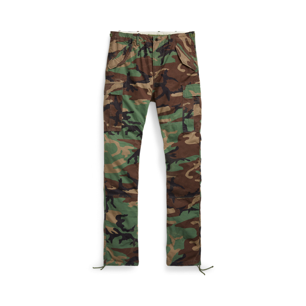 Classic Fit Camo Canvas Cargo Trouser Big & Tall 1