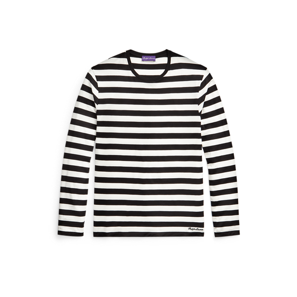 Striped Lisle Long-Sleeve T-Shirt
