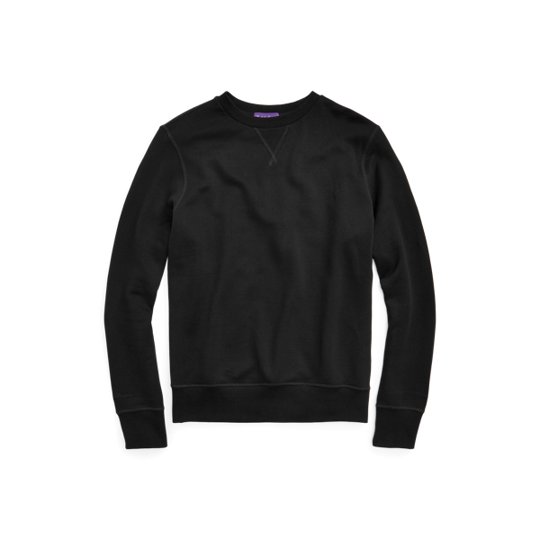 Fleece sweatshirt met ronde hals Purple Label in 1