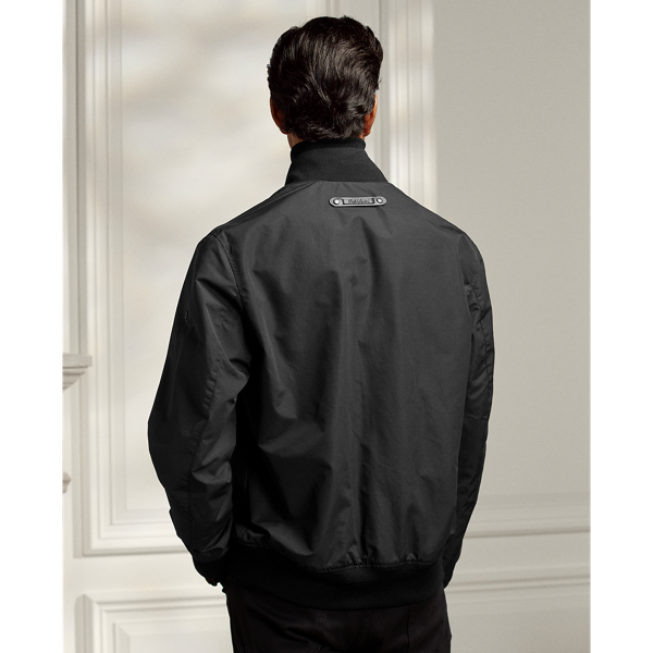 Black Drayton Bomber Jacket Purple Label 5