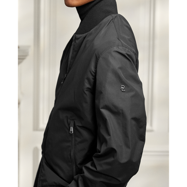 Black Drayton Bomber Jacket Purple Label 6