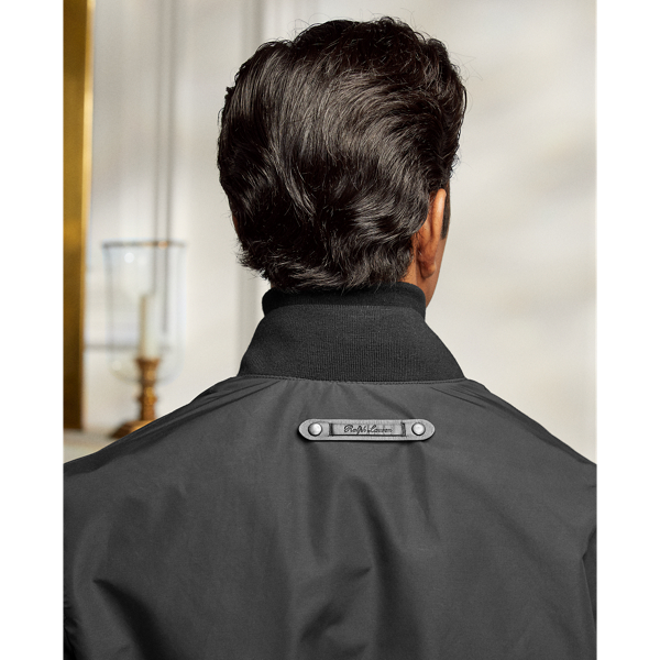 Black Drayton Bomber Jacket Purple Label 7