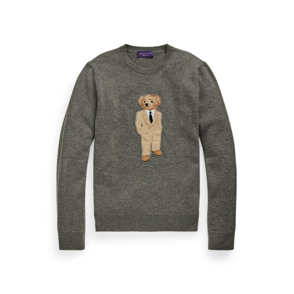 Pull en cachemire Polo Bear Purple Label en 1
