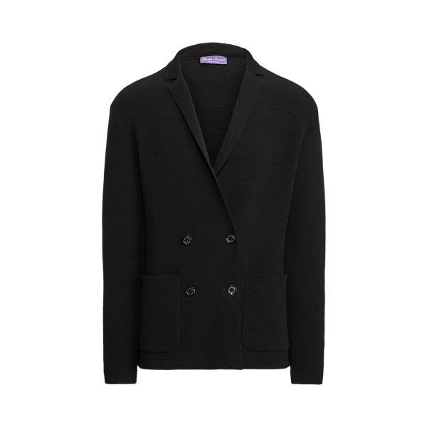 Double-Breasted Blazer Cardigan