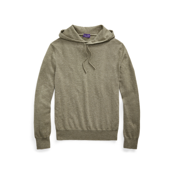 Pull &agrave; capuche en cachemire Purple Label en 1