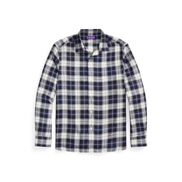 Tartan Twill Camp Shirt Purple Label 1