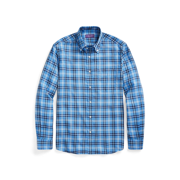 Plaid Twill Shirt Purple Label 1