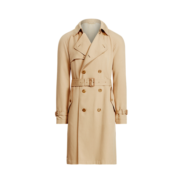 Trench in seta idrorepellente Purple Label in 1